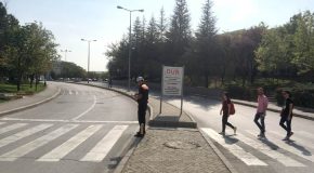 Campus Road Becomes Pedestrian-Only Zone at Certain Hours