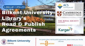Library’s Read-and-Publish Agreements Provide an Opportunity for Bilkent Authors