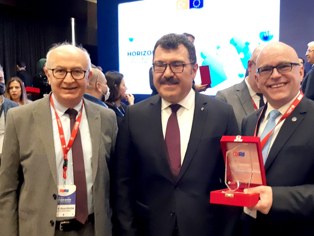 Bilkent News – TÜbİtak Award For Horizon 2020 Project Coordinator Lutz 